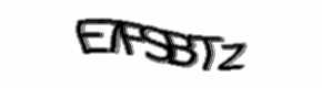 Security check image, please type the characters shown