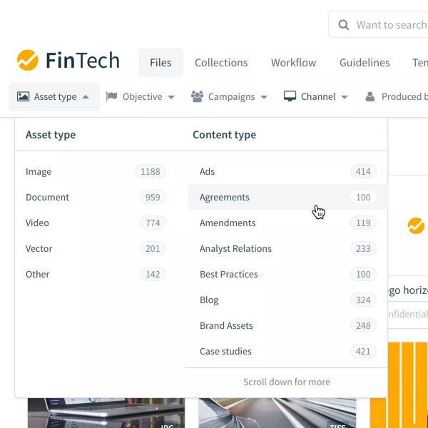 Un outil centralisé pour accéder à tous vos supports marketing en libre service